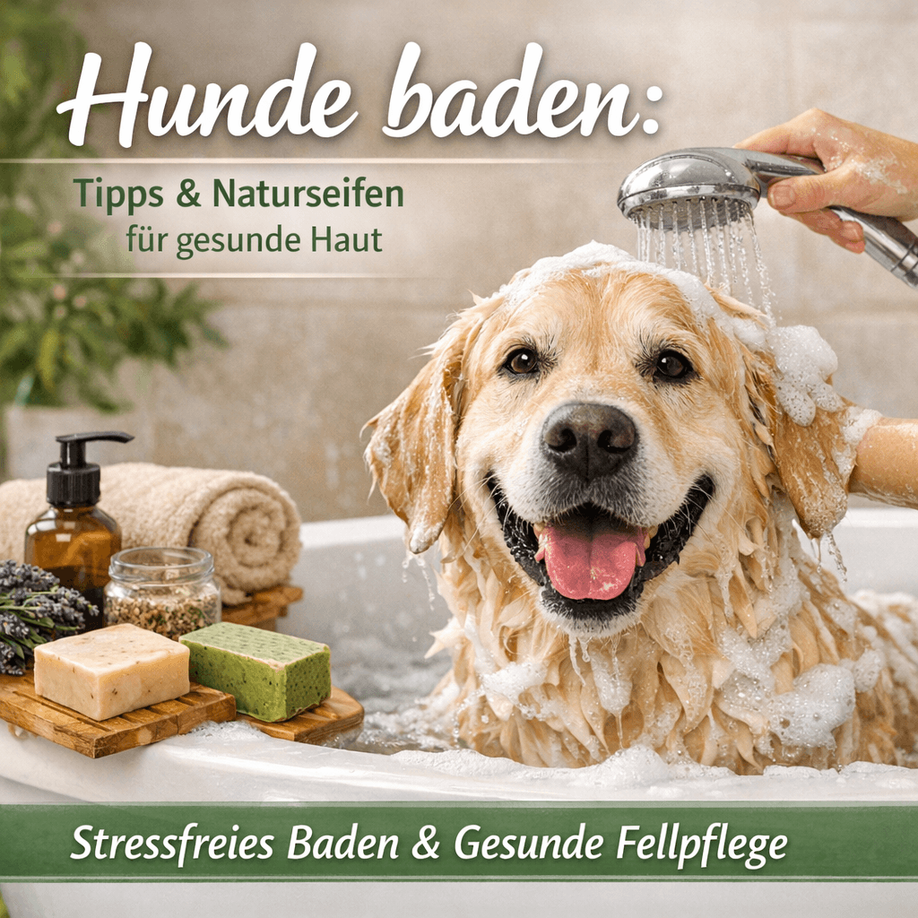 Hunde baden: Tipps & Naturseifen für gesunde Haut