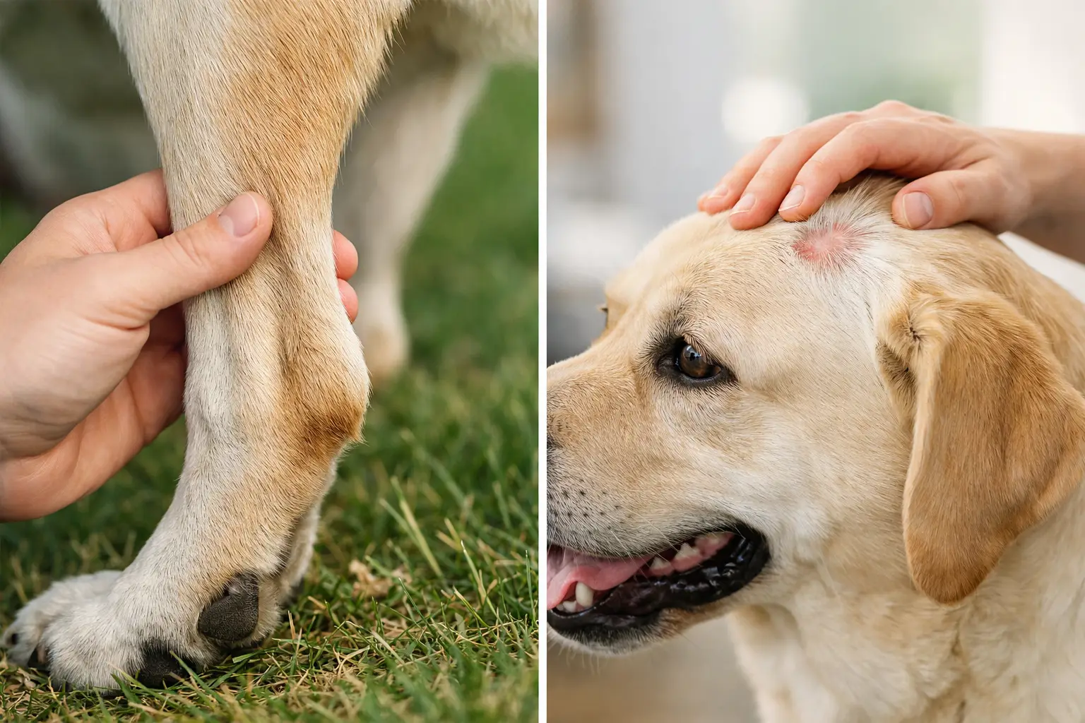 Achillessehne oder Kopfhaut beim Hund?